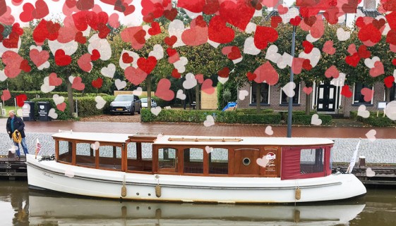 Valentijnsrondvaart Salonboot Amsterdam Boothuur