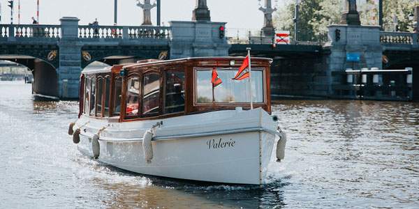 Luxe rondvaartboot Amsterdam